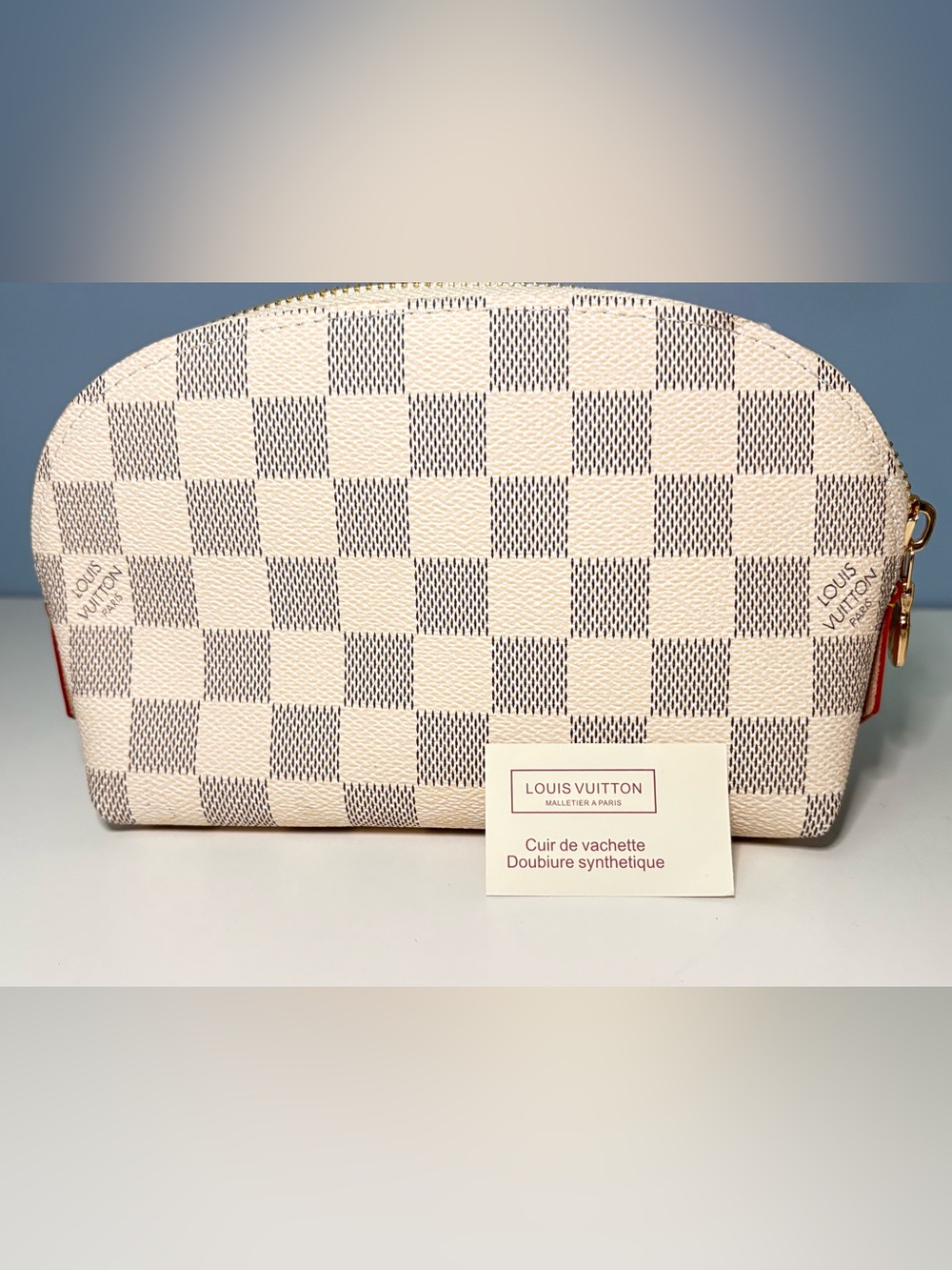 Louis Vuitton Pouch GM White Canvas/Leather - Picture 11 of 11